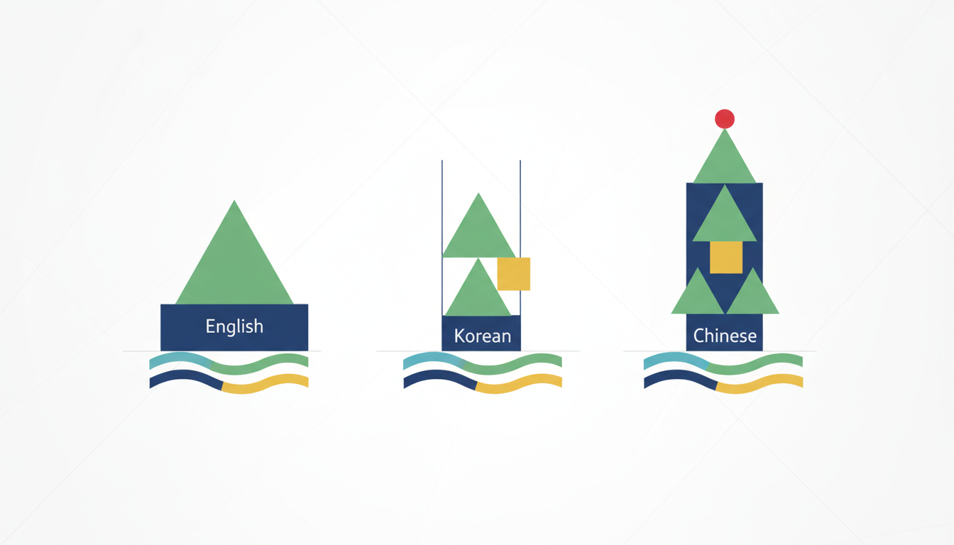 各言語の難易度が異なる理由